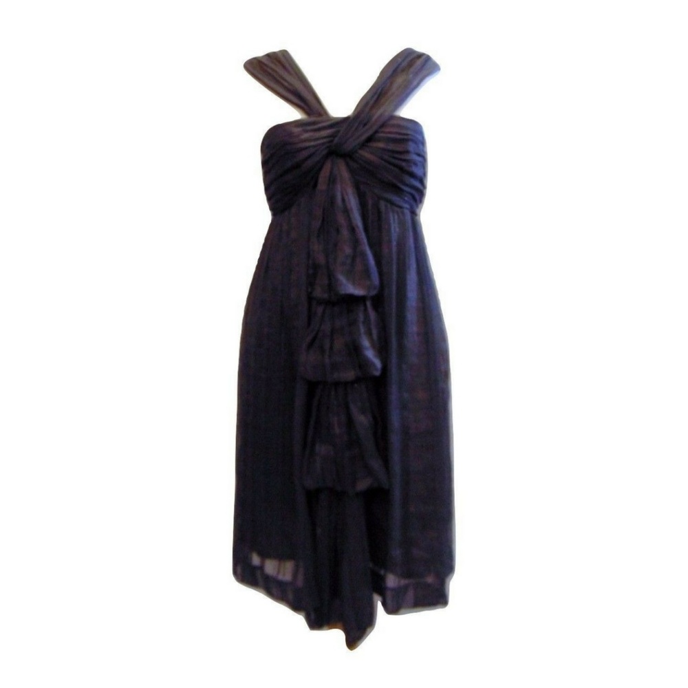 Robert Rodriguez poet style front dress gray Sz 10